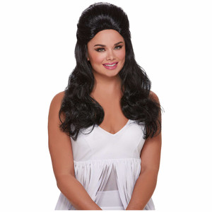 Rock Queen Black Rehad Amy Womens Wig Rock Queen Black Rehad Amy Womens Wig