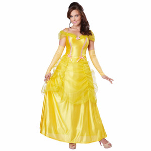 Classic Beauty And The Beast Princess Belle Fairytale Book Week Women Costume Classic Beauty And The Beast Princess Belle Fairytale Book Week Women Costume