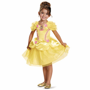 Belle Classic Disney Princess Beauty and the Beast Dress Up Girls Costume S