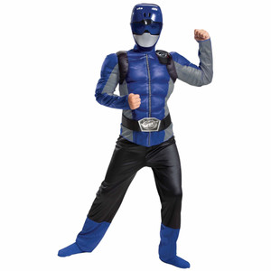 Blue Ranger Classic Saban's Power Rangers Beast Morpher Superhero Boys Costume Blue Ranger Classic Saban's Power Rangers Beast Morpher Superhero Boys Costume