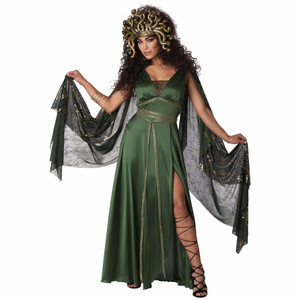 Medusa Queen of the Gorgons Gorgo Monster Greek Goddess Adult Womens Costume