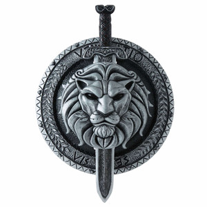 Game of Thrones Warrior Viking Medieval Mens Costume Weapon Shield & Sword Game of Thrones Warrior Viking Medieval Mens Costume Weapon Shield & Sword