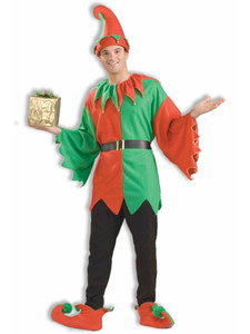Santa's Helper Elf Santa Claus Deluxe Christmas Unisex Women Mens Costume STD Santa's Helper Elf Santa Claus Deluxe Christmas Unisex Women Mens Costume STD