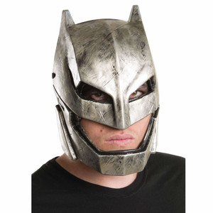Armored Batman v Superman Dawn of Justice Superhero Mens Costume 3/4 Vinyl Mask Armored Batman v Superman Dawn of Justice Superhero Mens Costume 3/4 Vinyl Mask