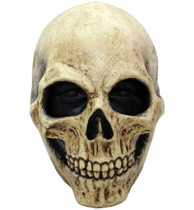 Bone Skull Skeleton Grim Reaper Horror Adult Mens Costume Overhead Latex Mask Bone Skull Skeleton Grim Reaper Horror Adult Mens Costume Overhead Latex Mask