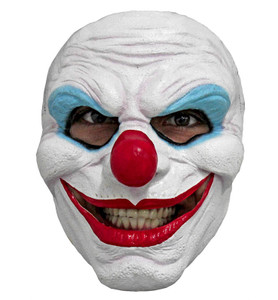 Creepy Smile Clown Horror Joker Evil Sinister Creepy Mens Costume Latex 1/2 Mask Creepy Smile Clown Horror Joker Evil Sinister Creepy Mens Costume Latex 1/2 Mask