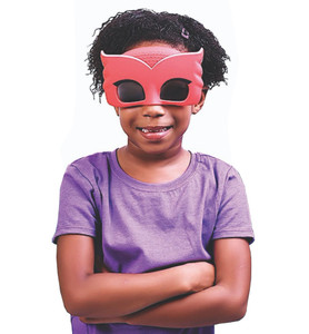Owlette PJ Mask Superhero Child Girls Costume Eye Mask Sunstaches Owlette PJ Mask Superhero Child Girls Costume Eye Mask Sunstaches