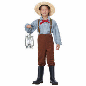 Pioneer Boy Victorian Pilgrim American Frontier Olden Day Child Boys Costume Pioneer Boy Victorian Pilgrim American Frontier Olden Day Child Boys Costume