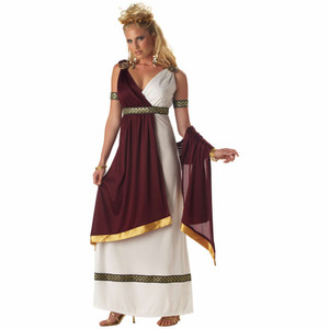 Roman Empress Greek Goddess Ancient Toga Adult Womens Costume Roman Empress Greek Goddess Ancient Toga Adult Womens Costume