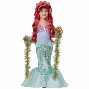 Lil Mermaid Princess Ariel Story Book Week Infant Toddler Girl Costume Lil Mermaid Princess Ariel Story Book Week Infant Toddler Girl Costume
