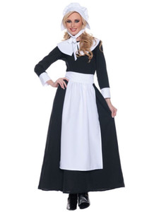 Pilgrim Colonial Victoria Thanksgiving Olden Day Historical Adult Womens Costume