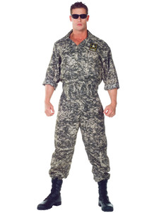 US Army Jumpsuit Soldier Military Uniform Navy Combat Men Costume Plus 2XL US Army Jumpsuit Soldier Military Uniform Navy Combat Men Costume Plus 2XL