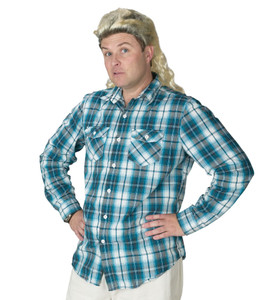 Mullet Bleached Blonde 80s Hillbilly Redneck White Trash Bogan Mens Costume Wig Mullet Bleached Blonde 80s Hillbilly Redneck White Trash Bogan Mens Costume Wig