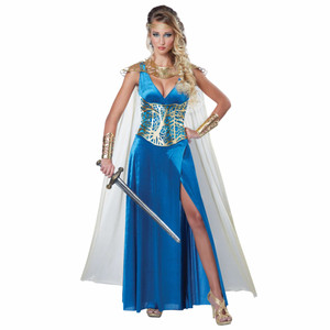 Warrior Queen Medieval Renaissance Viking Womens Costume Warrior Queen Medieval Renaissance Viking Womens Costume