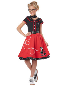 50s Sweetheart Greaser Red Rock Roll Sock Hop Book Week Girls Costume 50s Sweetheart Greaser Red Rock Roll Sock Hop Book Week Girls Costume