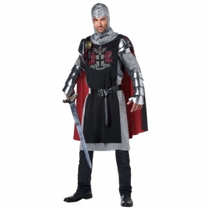 Medieval Knight Renaissance Crusader Warrior Men Costume Medieval Knight Renaissance Crusader Warrior Men Costume