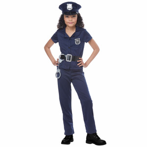 Cute Cop Policewoman Police Officer FBI Uniform Book Week Girls Costume Cute Cop Policewoman Police Officer FBI Uniform Book Week Girls Costume