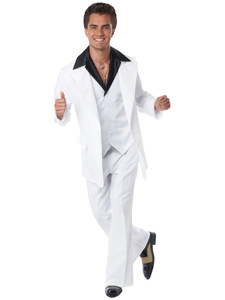 70s Era Disco Suit Tony Saturday Night Adult Mens Costume 70s Era Disco Suit Tony Saturday Night Adult Mens Costume