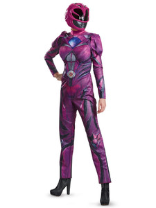 Pink Ranger Deluxe Power Rangers Movie Superhero Womens Costume Pink Ranger Deluxe Power Rangers Movie Superhero Womens Costume