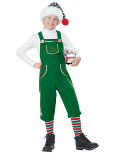Toymaker Elf Santa Helper Christmas Festival Fancy Dress Up Boys Costume Toymaker Elf Santa Helper Christmas Festival Fancy Dress Up Boys Costume