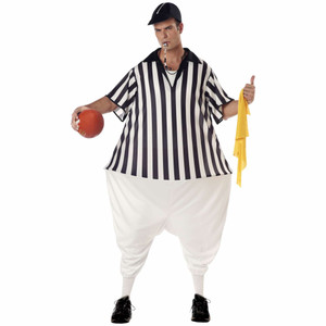 Referee Sport Soccer Basketball Football Uniform Humour Fat Funny Men Costume Referee Sport Soccer Basketball Football Uniform Humour Fat Funny Men Costume