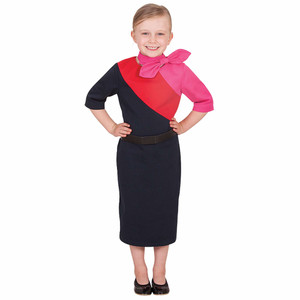 Qantas Cabin Crew Uniform Airline Flight Stewardess Occupation Girls Costume Qantas Cabin Crew Uniform Airline Flight Stewardess Occupation Girls Costume