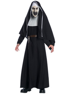 The Nun Deluxe Ghost Conjuring Movie Costume Mask The Nun Deluxe Ghost Conjuring Movie Costume Mask