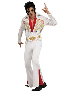 Elvis 1950s King of Rock n Roll Deluxe Eagle Jumpsuit Men Costume Elvis 1950s King of Rock n Roll Deluxe Eagle Jumpsuit Men Costume