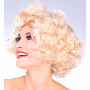 Movie Starlet Blonde Bombshell 1950s Sexy Womens Costume Wig Movie Starlet Blonde Bombshell 1950s Sexy Womens Costume Wig