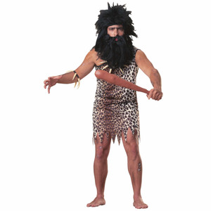 Caveman Stone Age Prehistoric Jungle Dress Up Mens Costume