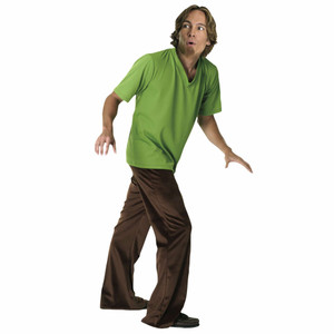 Shaggy Rogers Scooby-Doo Scooby Doo Cartoon Licensed Mens Costume STD