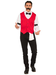 Bartender Western Old West Saloon Keeper Cowboy Oktoberfest Mens Costume Bartender Western Old West Saloon Keeper Cowboy Oktoberfest Mens Costume