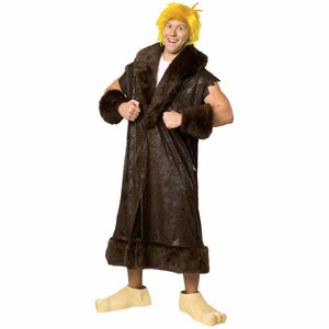 Barney Rubble Deluxe The Flintstones Cartoon Caveman Adult Mens Costume Barney Rubble Deluxe The Flintstones Cartoon Caveman Adult Mens Costume