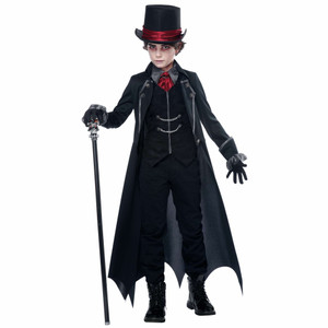 Gothic Vampire Dracula Lord Count Medieval Halloween Child Boys Costume Gothic Vampire Dracula Lord Count Medieval Halloween Child Boys Costume
