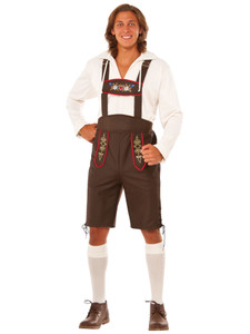 Beer Garden Guy Bavarian Lederhosen Oktoberfest Germany Adult Mens Costume Beer Garden Guy Bavarian Lederhosen Oktoberfest Germany Adult Mens Costume