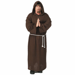 Friar Tuck Monk Medieval Mens Costume Friar Tuck Monk Medieval Mens Costume
