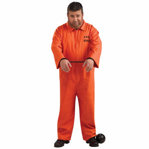 Prisoner Convict Jailbird Gangster Jail Criminal Role Play Mens Costume Plus Prisoner Convict Jailbird Gangster Jail Criminal Role Play Mens Costume Plus
