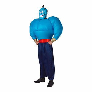 Genie Inflatable Deluxe Aladdin Disney Story Book Week Dress Up Mens Costume STD Genie Inflatable Deluxe Aladdin Disney Story Book Week Dress Up Mens Costume STD