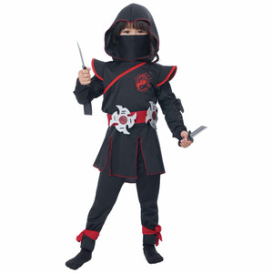 Lil Ninja Stealth Japanese Warrior Fighter Book Week Toddler Girls Costume