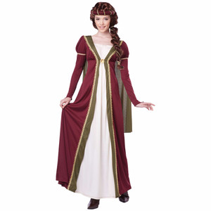 Medieval Maiden Renaissance Queen Maid Marian Adult Womens Costume