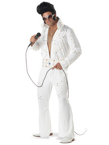 Rock Legend 1950s King Rock & Roll Hairspray Greaser Mens Costume Rock Legend 1950s King Rock & Roll Hairspray Greaser Mens Costume