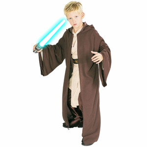 Jedi Knight Robe Deluxe Star Wars Skywalker Obi Wan Licensed Boys Costume Jedi Knight Robe Deluxe Star Wars Skywalker Obi Wan Licensed Boys Costume