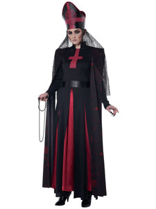 Occult Priestess Dark Cult Womens Costume