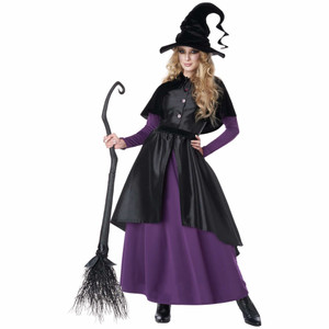 Witch's Coven Coat Witch Sorceress Enchantress Halloween Adult Womens Costume Witch's Coven Coat Witch Sorceress Enchantress Halloween Adult Womens Costume