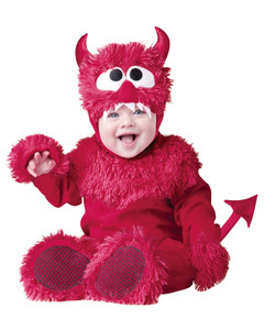 Lil' Devil Halloween Deluxe Baby Boys Girls Unisex Infant Costume Lil' Devil Halloween Deluxe Baby Boys Girls Unisex Infant Costume