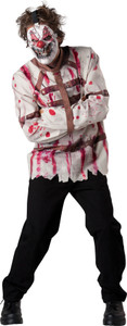 Circus Psycho Halloween Horror Clown Men Costume Circus Psycho Halloween Horror Clown Men Costume