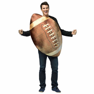 Get Real Football Sports NFL Footy Match Comical Womens Mens Costume OS Get Real Football Sports NFL Footy Match Comical Womens Mens Costume OS
