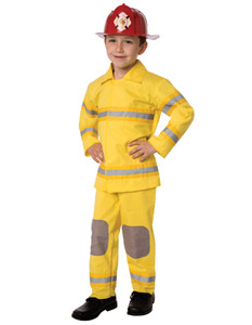 Fire Chief Fireman Firefighter Uniform Occupation Child Boys Costume & Helmet Fire Chief Fireman Firefighter Uniform Occupation Child Boys Costume & Helmet