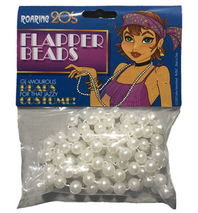 Flapper 1920s Charleston Gatsby Womens Costume Pearl Jewelry Beads Necklace Flapper 1920s Charleston Gatsby Womens Costume Pearl Jewelry Beads Necklace