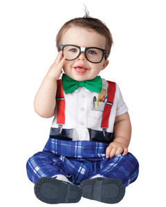 Nursery Nerd 1950s Old School Boy Baby Boys Infant Costume Nursery Nerd 1950s Old School Boy Baby Boys Infant Costume